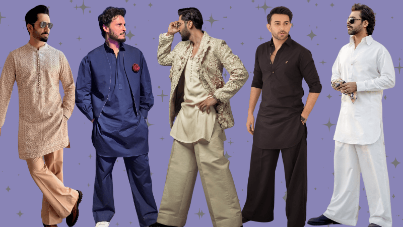 Farshi shalwar, meet flared trouser: This Eid, the fashion spotlight was on the men – Culture Farshi shalwar, meet flared trouser: This Eid, the fashion spotlight was on the men – Culture